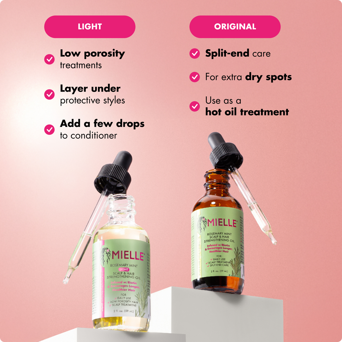 Rosemary Mint Light Scalp & Hair Strengthening Oil